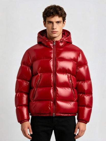 Men's Casual Hooded Puffer Winter Jacket