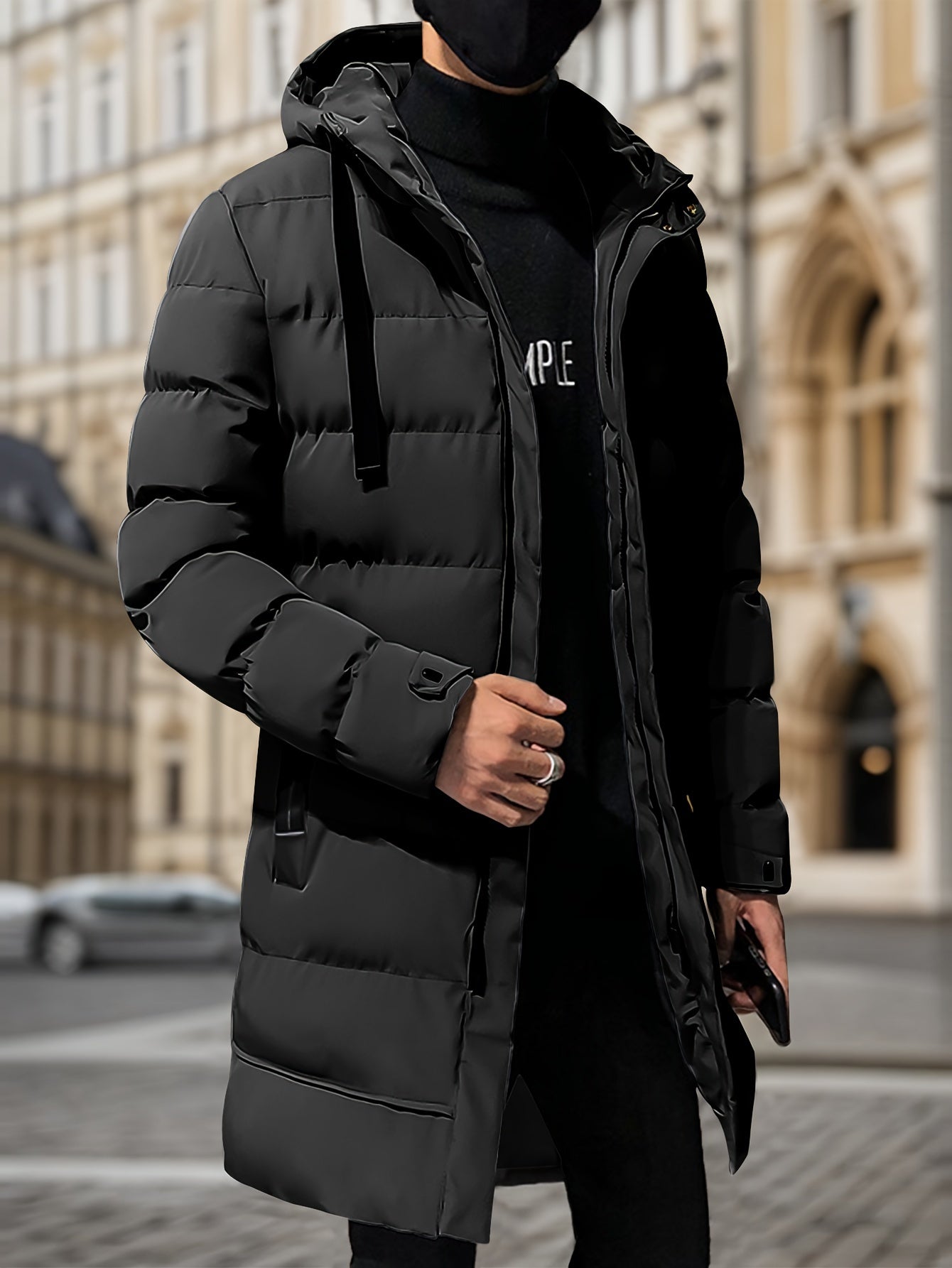 Warm Insulated Men's Rain Jacket