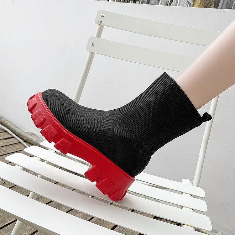 Cozy Cable Knit Ankle Boot Socks