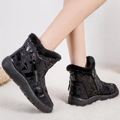 Stylish Women's Snow Boots with Fun Prints