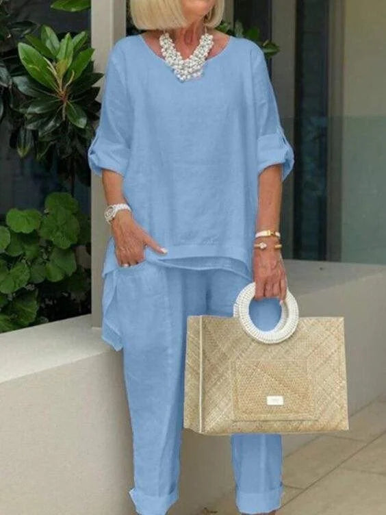 Trendy Ladies Relaxing Outfit Set - OutfitLondon