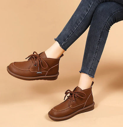 Comfy Women's Ankle Boots - Waterproof and Grip Soles