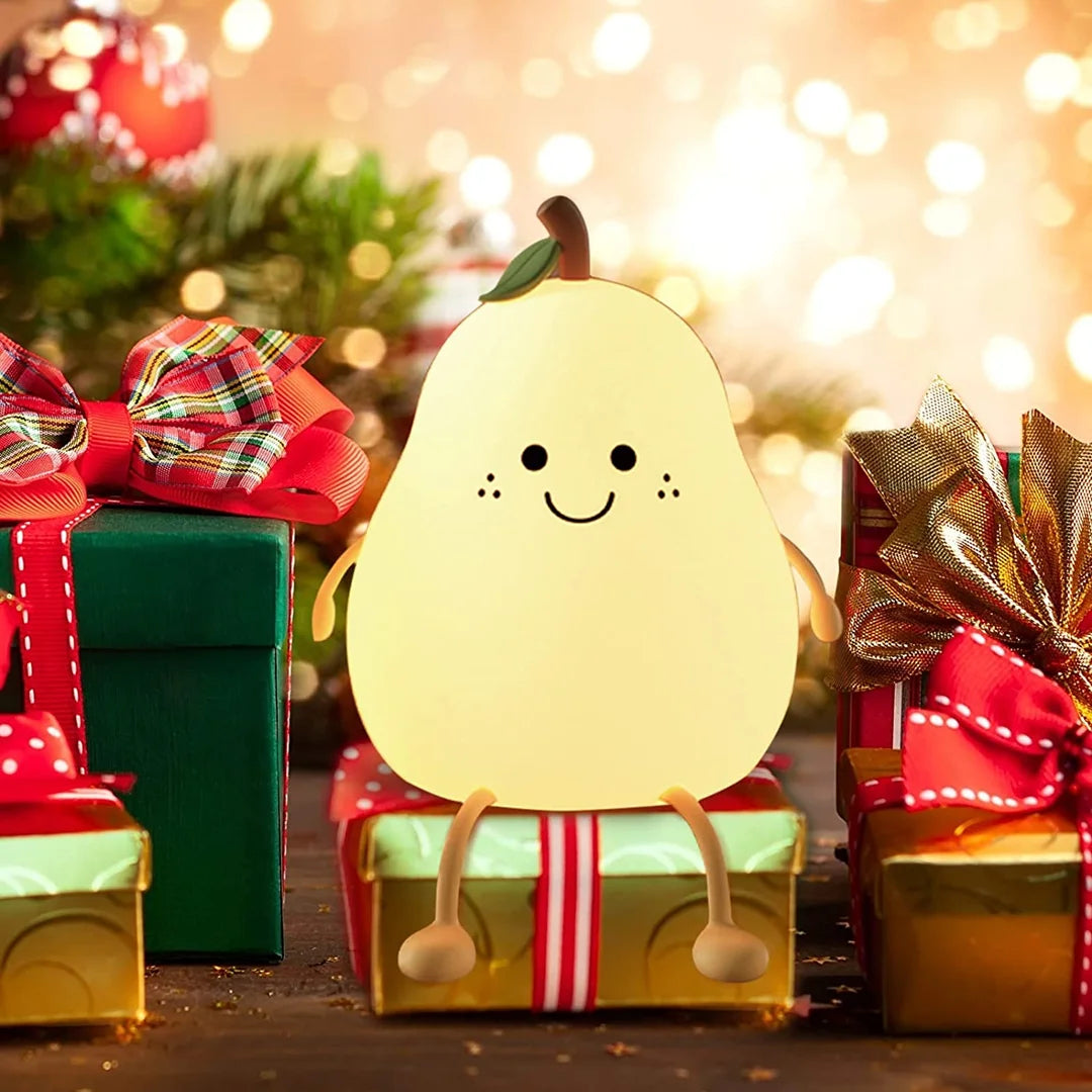 Cute Pear Night Light Lamp