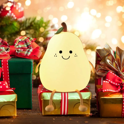 Cute Pear Night Light Lamp