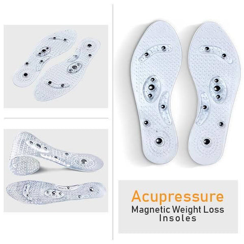 Magnetic Acupressure Reflexology Gel Insoles