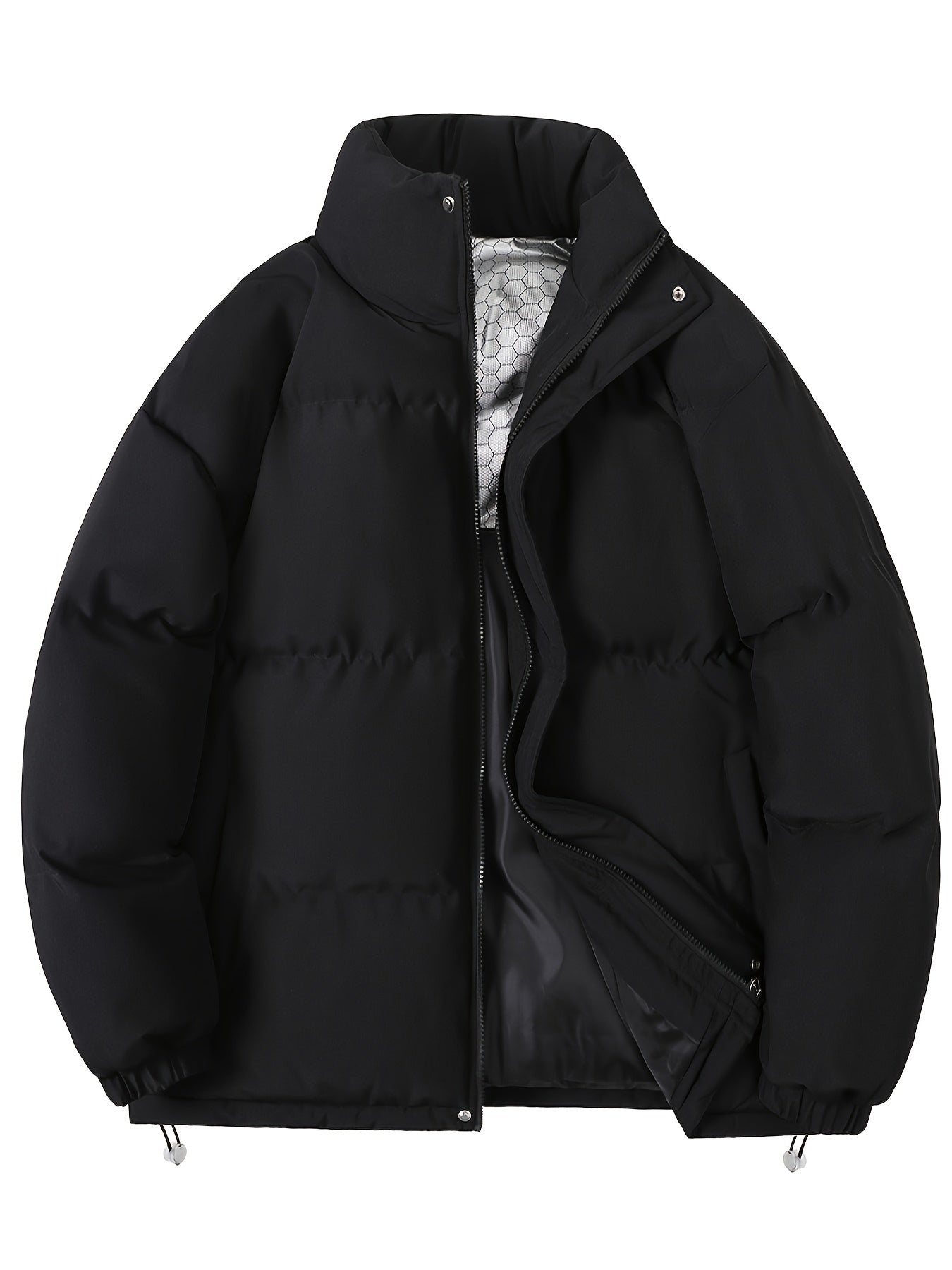 Warm Insulated Mens Parka Coat with Fleece Lining