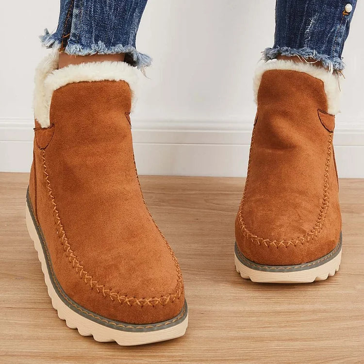 Warm Faux Fur Women's Winter Snow Boots
