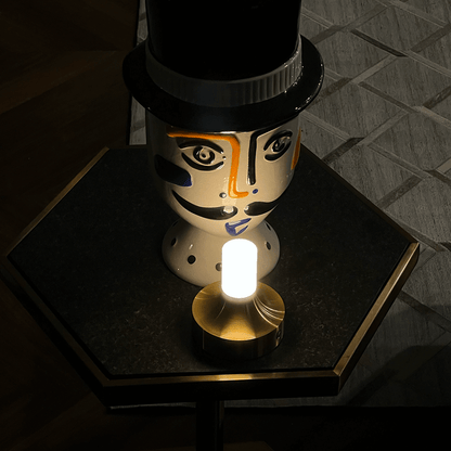 Boru Table Lamp- Large Cordless Dimmable Candle Lightsaber Pipe Outdoor Light