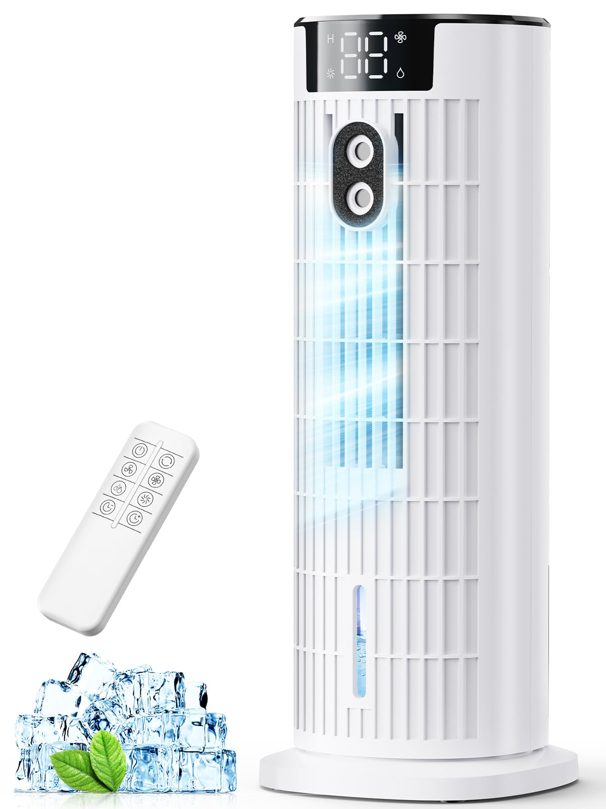 4-in-1 Portable Air Cooler with Remote Control & Mist Function