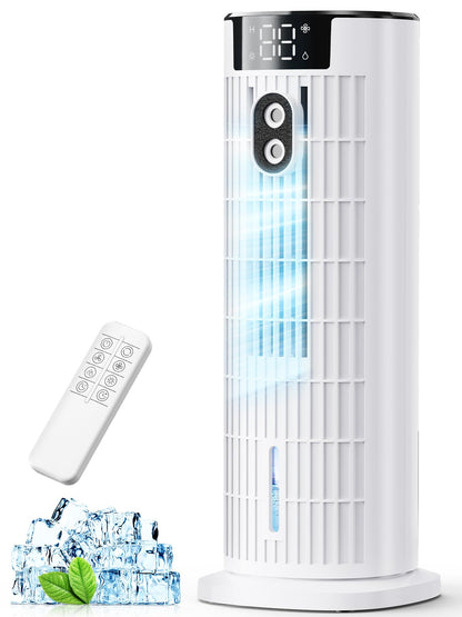 4-in-1 Portable Air Cooler with Remote Control & Mist Function