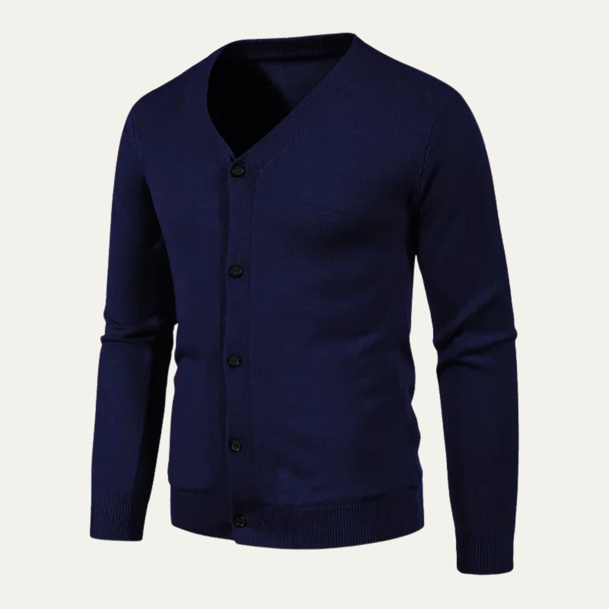Relaxed Fit Men's Open Neck Summer Cardigan