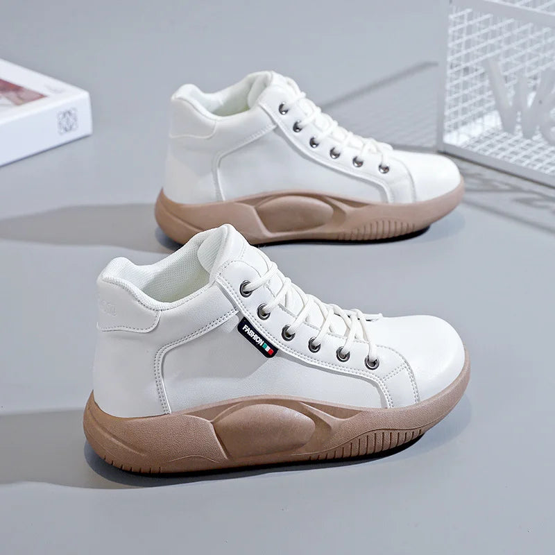 Women's Chunky High Top Ankle Boots