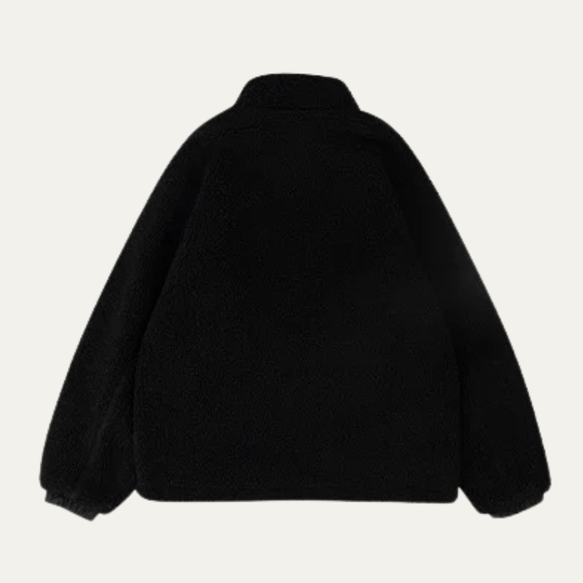 Men's Thermal Faux Fur Zipper Fleece Coat with Pockets