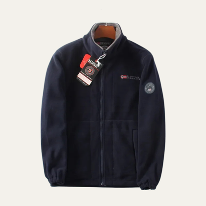 Cozy Men's Fleece Zip Up Sherpa Jacket