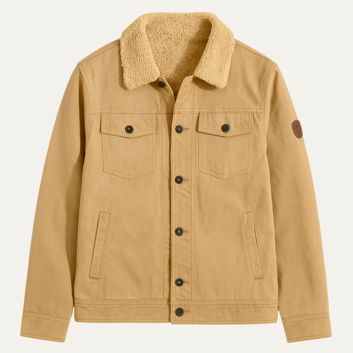 Thermal Men's Fleece Lined Sherpa Coat - OutfitLondon