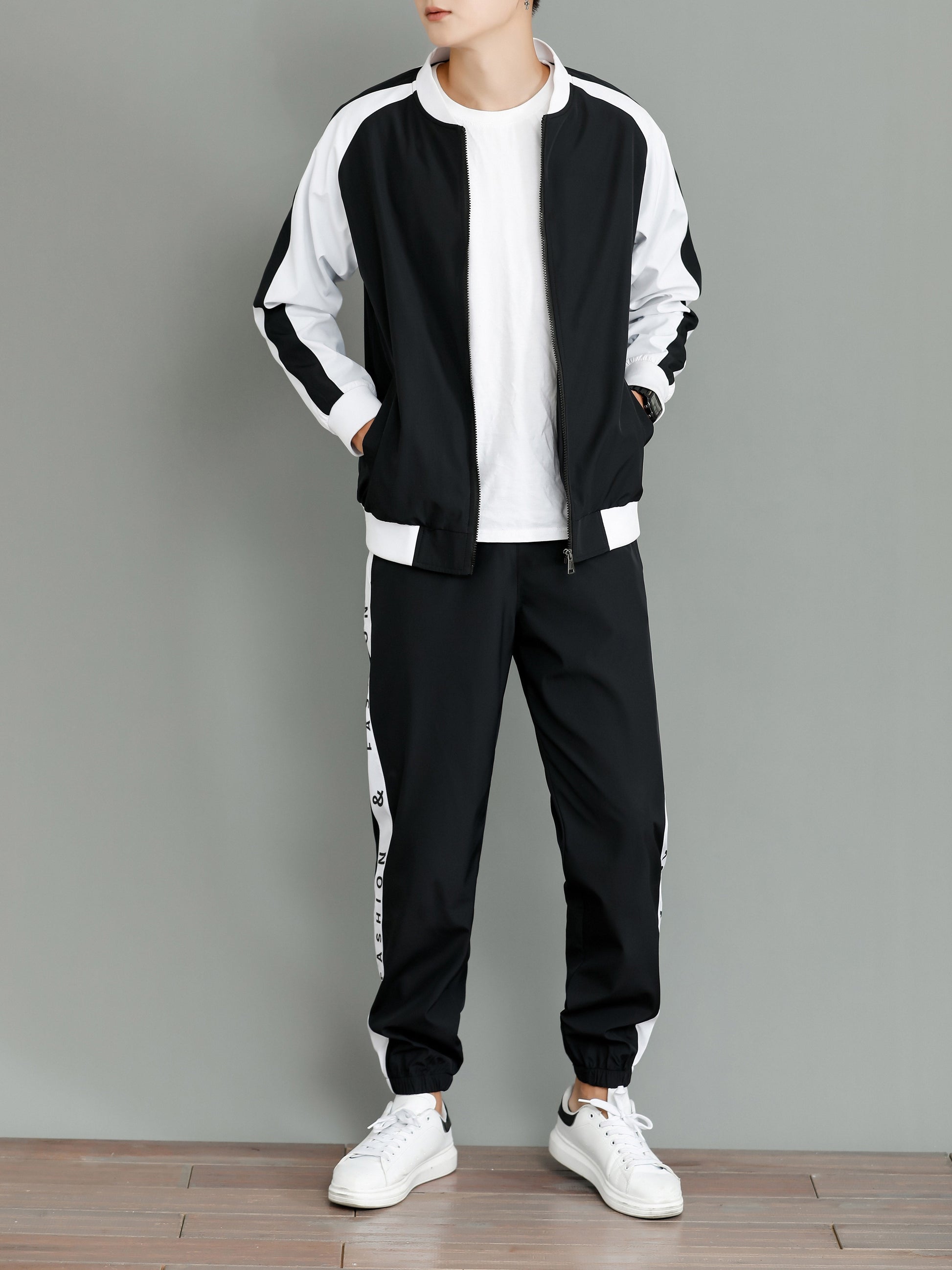 Relaxed Fit Mens Sport Tracksuit Set - OutfitLondon