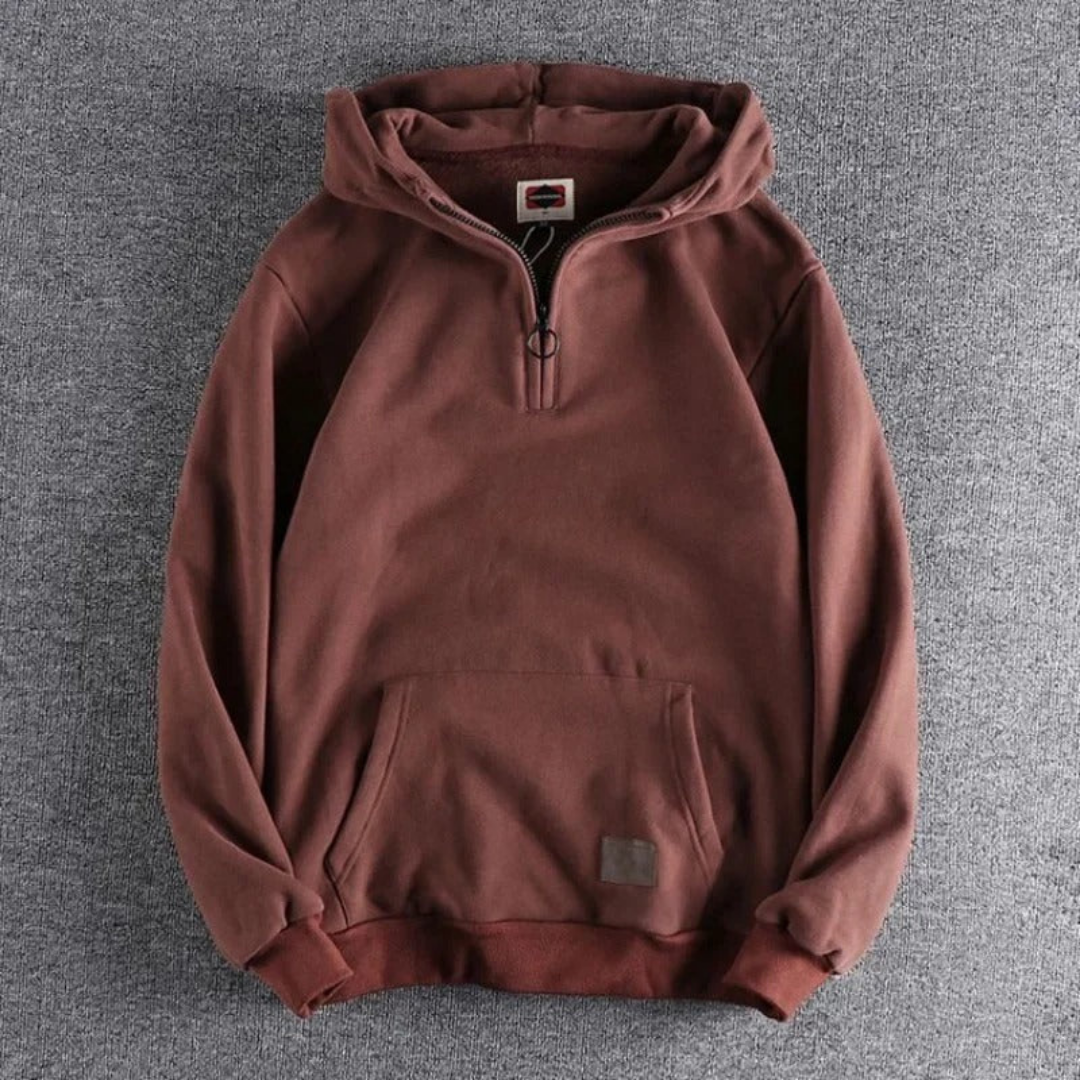 Men's Soft Fleece Hooded Sweatshirt with Pocket