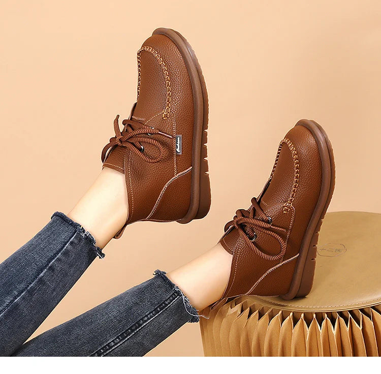 Comfy Women's Ankle Boots - Waterproof and Grip Soles