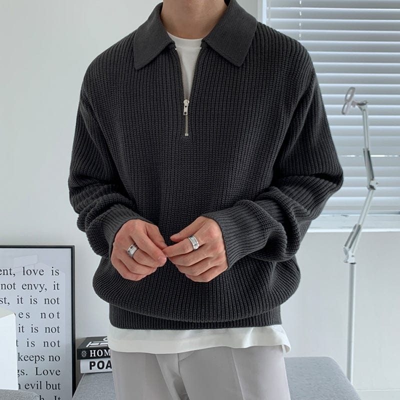 Traditional Cozy Cable Knit Sweater - OutfitLondon