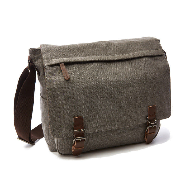 Tough Leather Messenger Bag for Men