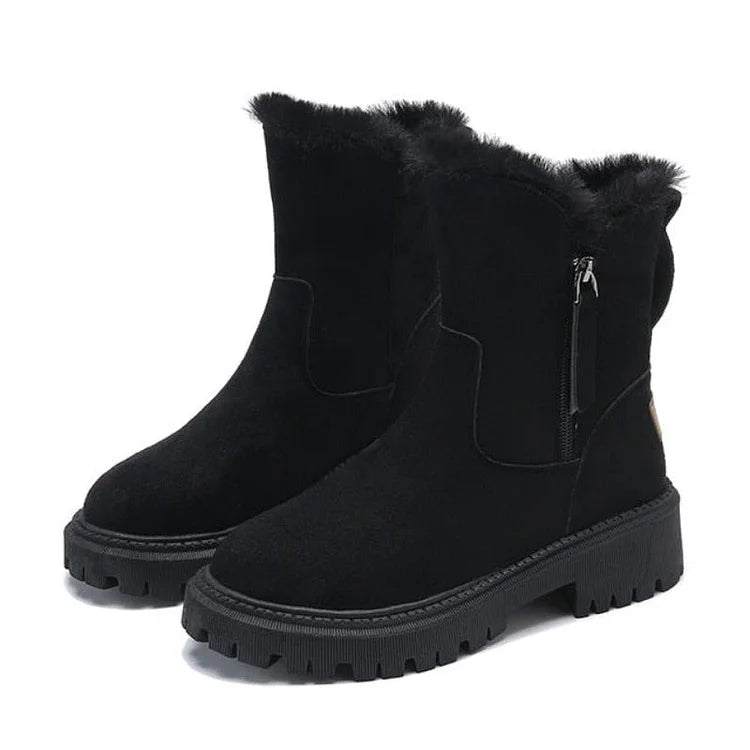 Comfy Faux Fur Winter Boots for Women