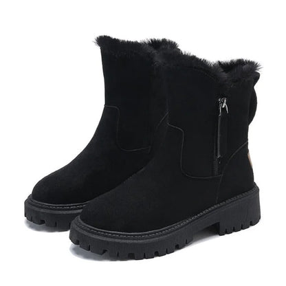 Comfy Faux Fur Winter Boots for Women