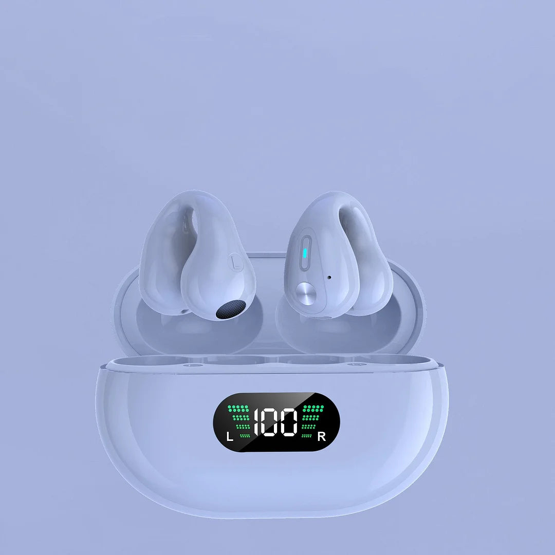 Wireless Ear Clip Bone Conduction Headphones