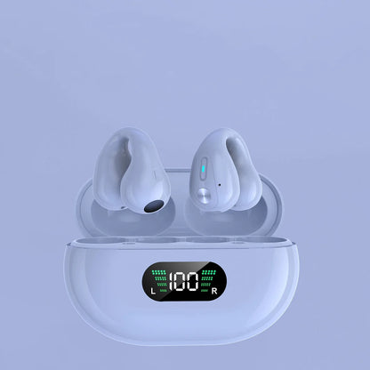 Wireless Ear Clip Bone Conduction Headphones