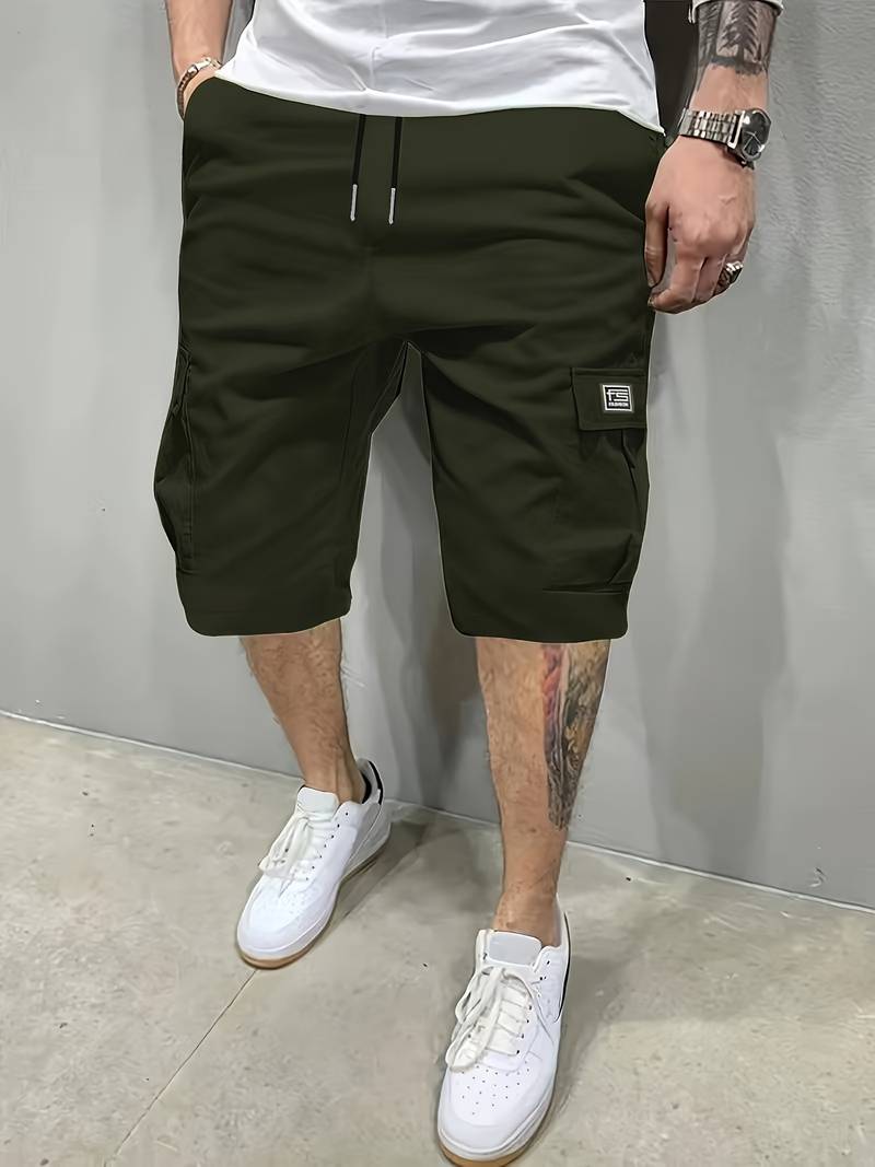 Tropical Palm Leaf Beach Shorts