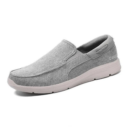 Relaxed Fit Slip On Leather Loafers