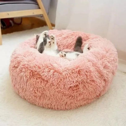 Calming Dog Bed - Comfy Dount Cat And Dog Bed & Anti Anxiety Pet Bed