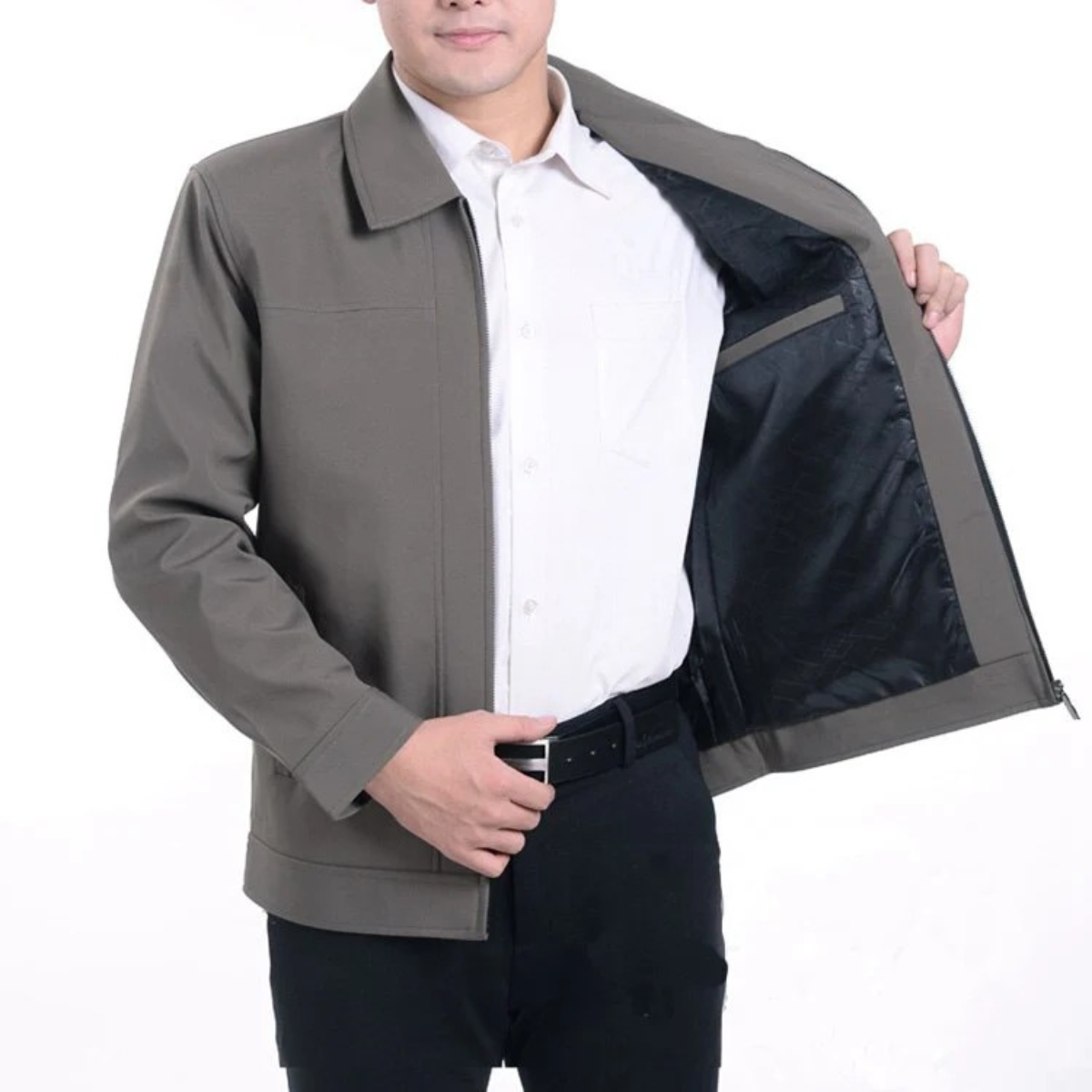 Classic Mens Stylish Leather Jacket