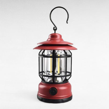 Rechargeable Camping Lantern – Vintage-Style LED with Dimmable Light