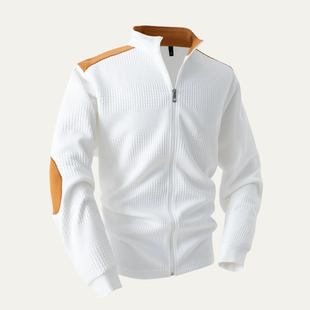 Men's Slim Fit Zipper Knit Jacket