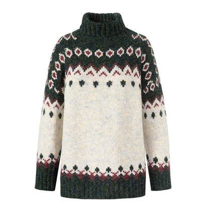 Warm Nordic Knit Winter Sweater