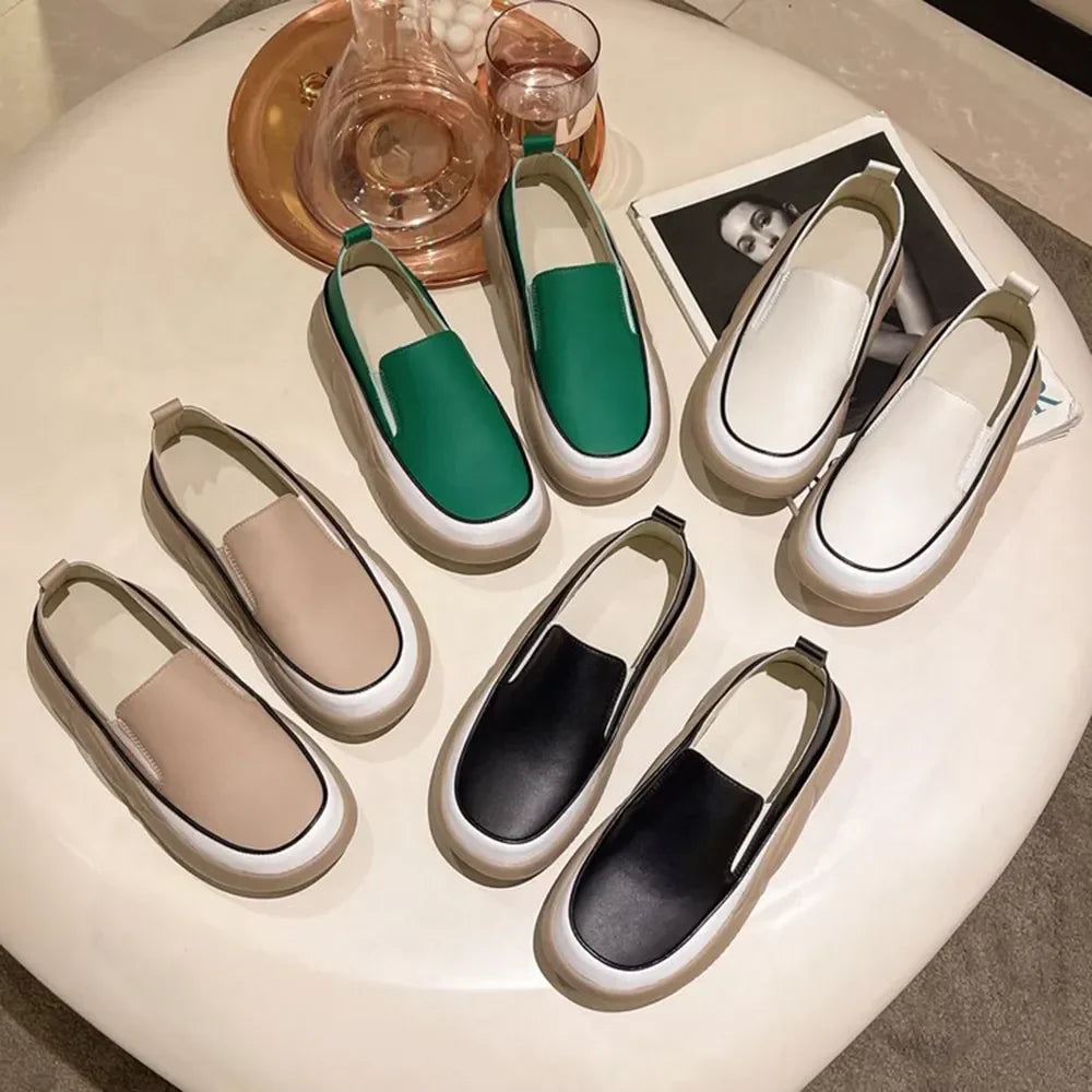 Easy Slip On Platform Shoes - OutfitLondon