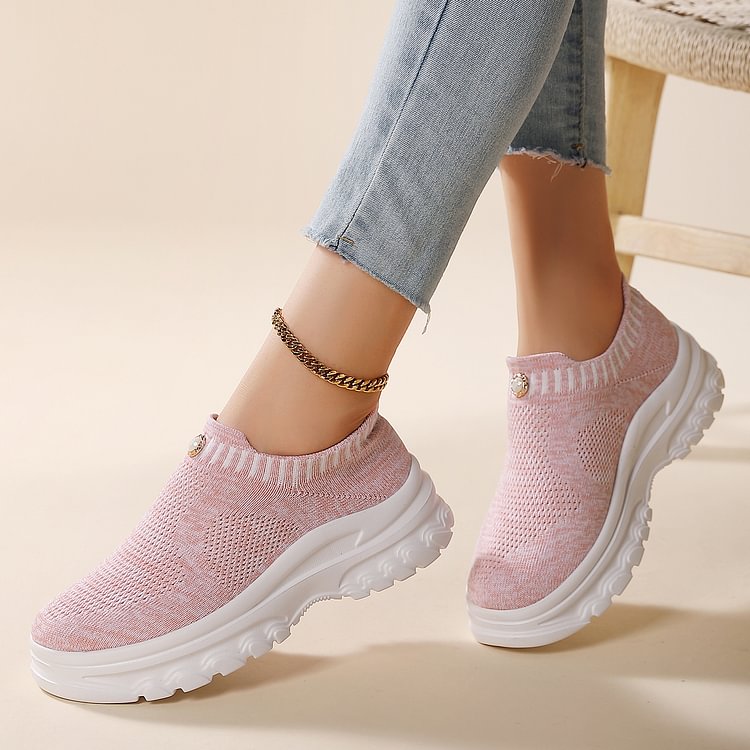 Women's Orthopedic Shoes Wide Walking Shoes with Arch Support