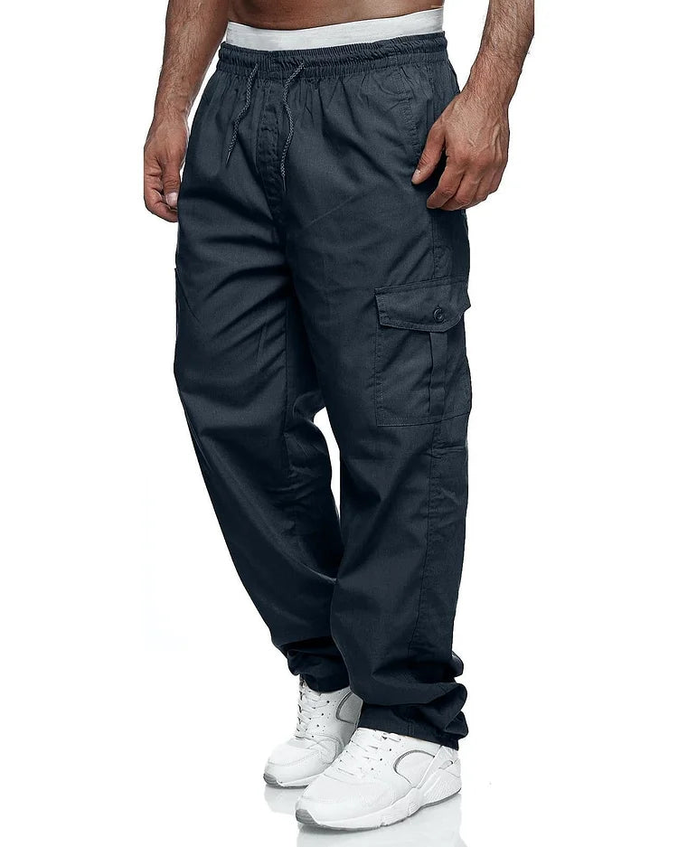 Relaxed Fit Cargo Pants with Extra Pockets