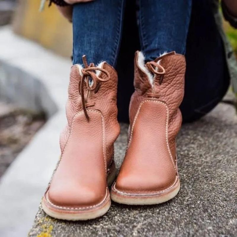 Orthopedic Women Snow Boots| Comfortable Waterproof Mid-Calf Ankle Winter Boots