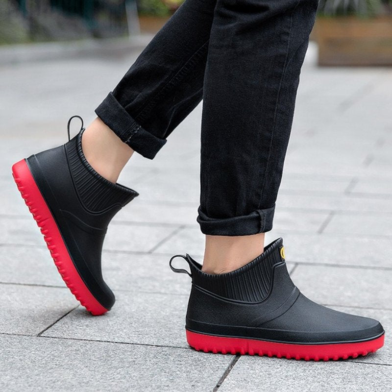 Rain Ankle Boots Slip-on Nonskid Orthopedic Shoes