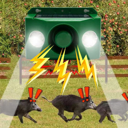 New Beast Repellent Solar Warning Lights With Loud Volume