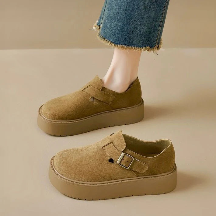 Women's Orthopedic Comfort Clogs | Suede Platform with Arch Support