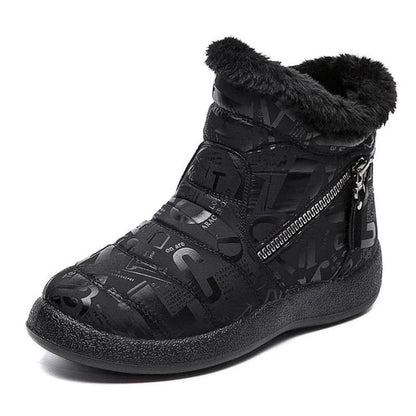 Stylish Women's Snow Boots with Fun Prints