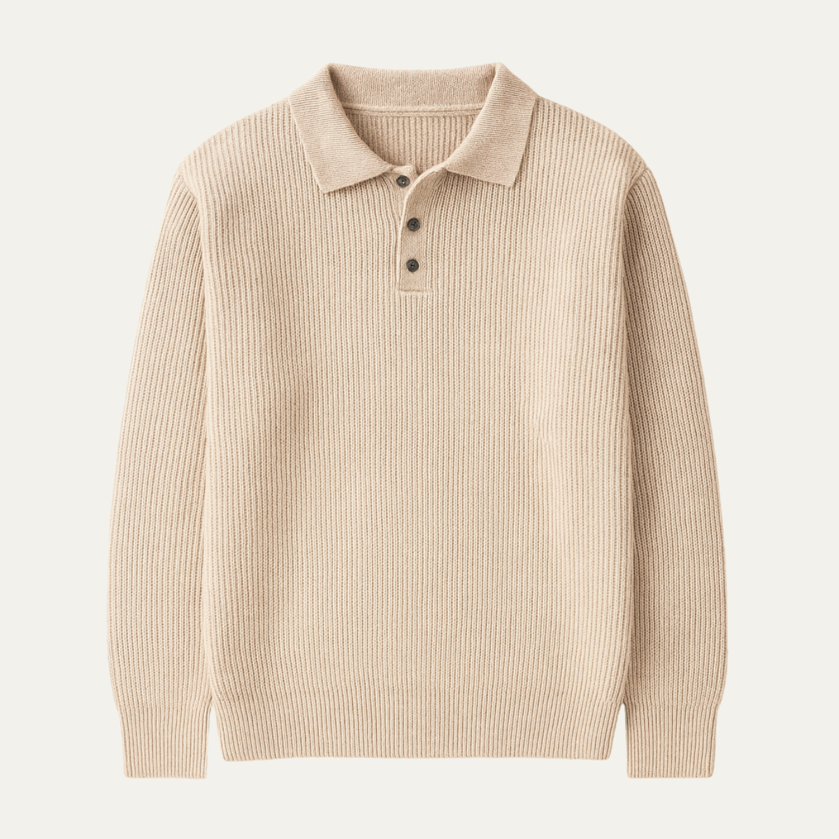 Warm Mens Knitted Crew Neck Sweater - OutfitLondon