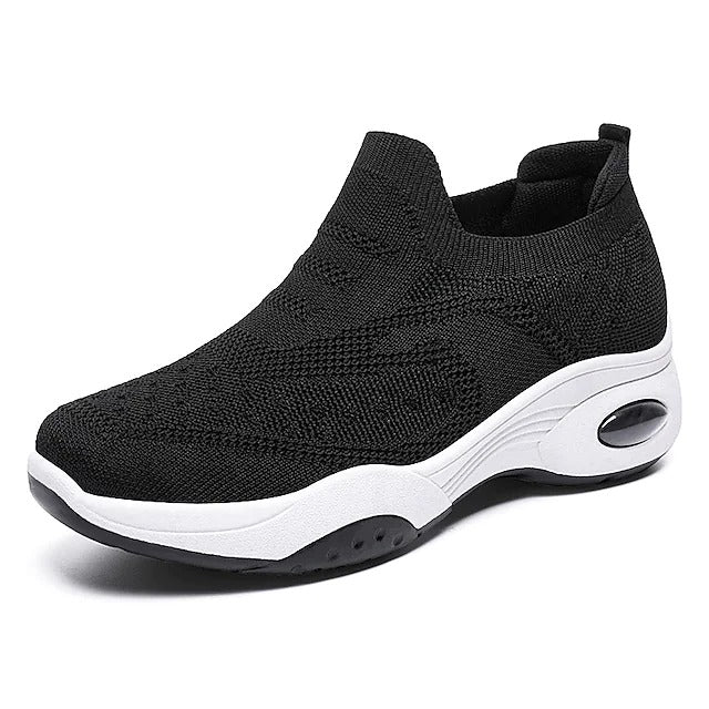Women's Slip On Athletic Flyknit Shoes