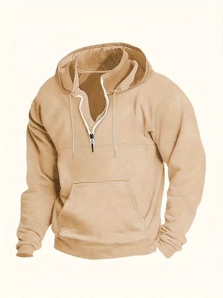 Men's Cozy Thermal Quarter Zip Pullover Sweater