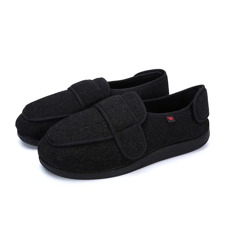 Soft Diabetic Slippers for Wide Feet - Adjustable Comfort - OutfitLondon