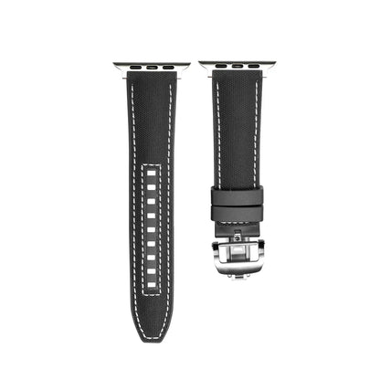 Comfortable Rubber Apple Watch Band With Strong Clasp