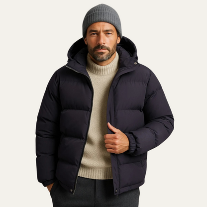 Warm Men's Waterproof Down Puffer Jacket