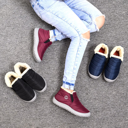 Orthopedic Shoes Women Fur Waterproof Winter Boots